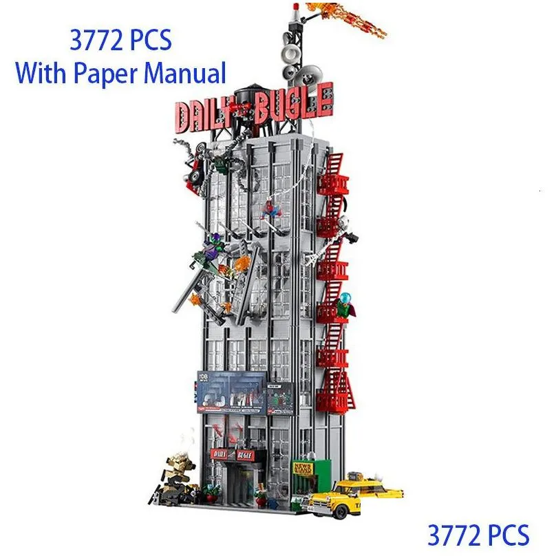 Blocks Blocks In Stock The Bugle Building Of Daily Classic 3772 Pcs Bricks Birthday Christmas Gifts For Children 76178 230314 Drop Del Dh2Cm