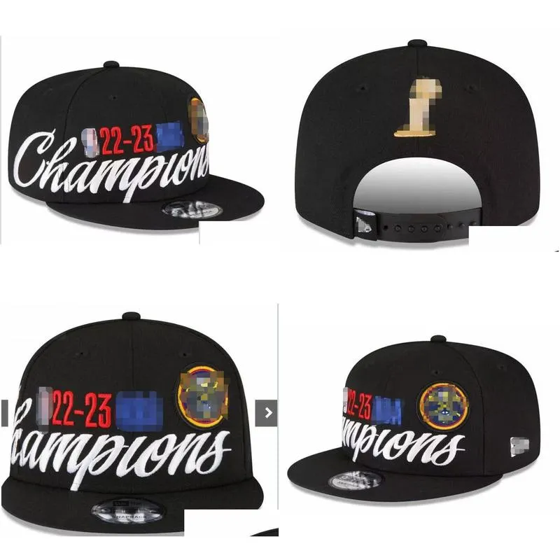 Ball Caps 2023 Basketball Team Finals Champions Snapback Hat Men Gift Caps Drop Drop Delivery Fashion Accessories Hats, Scarves Gloves Dhelh