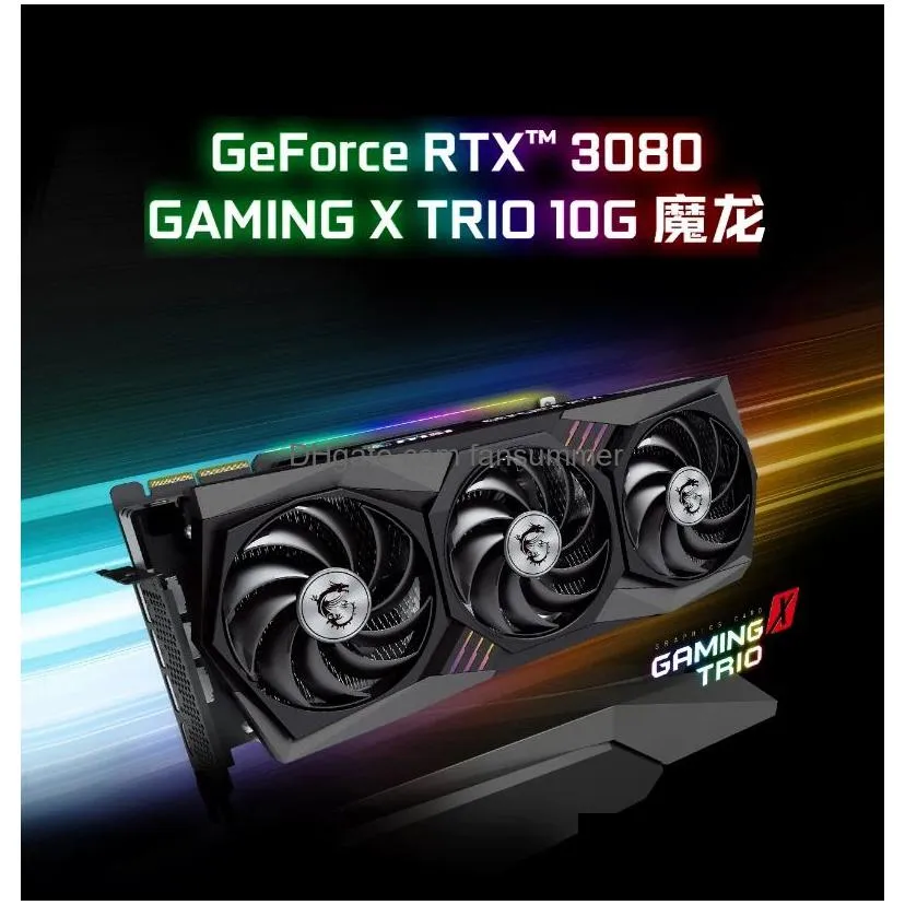 Graphics Cards Msi Nvidia Geforce Gtx Rtx 3090/3060 Ti/3070/3080 Gaming Graphics Card Pc Drop Delivery Computers Networking Computer C Ottrp