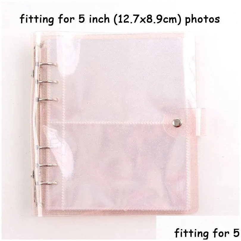 wholesale 35 inches po album 100 ckets home picture case storage rtable name card book card holder 230327