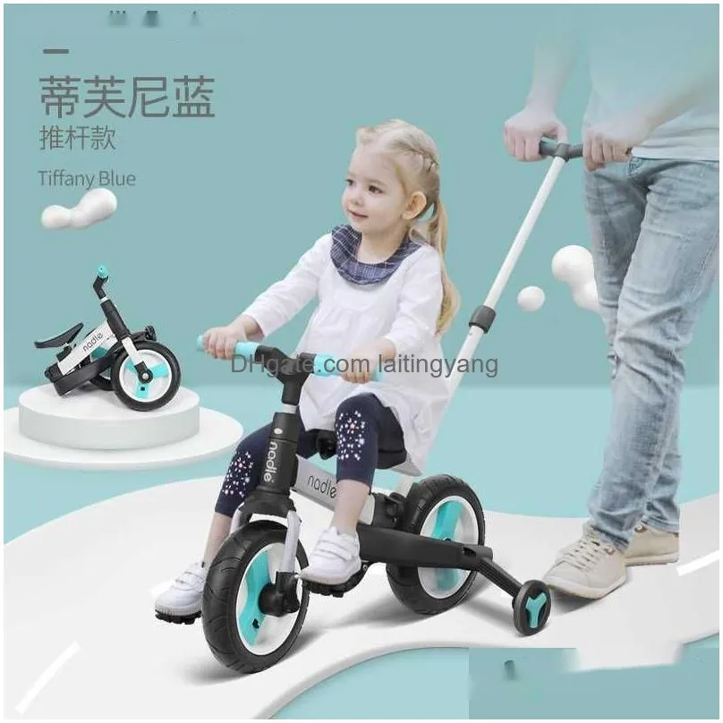 bikes ride-ons natto childrens balance bike bicycle multi-purpose baby 1-2-3-6 years old scooter pedal childrens tricycle scooter for kids