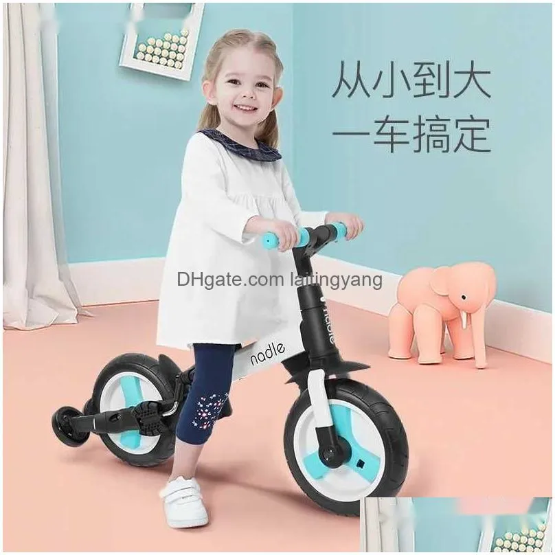 bikes ride-ons natto childrens balance bike bicycle multi-purpose baby 1-2-3-6 years old scooter pedal childrens tricycle scooter for kids