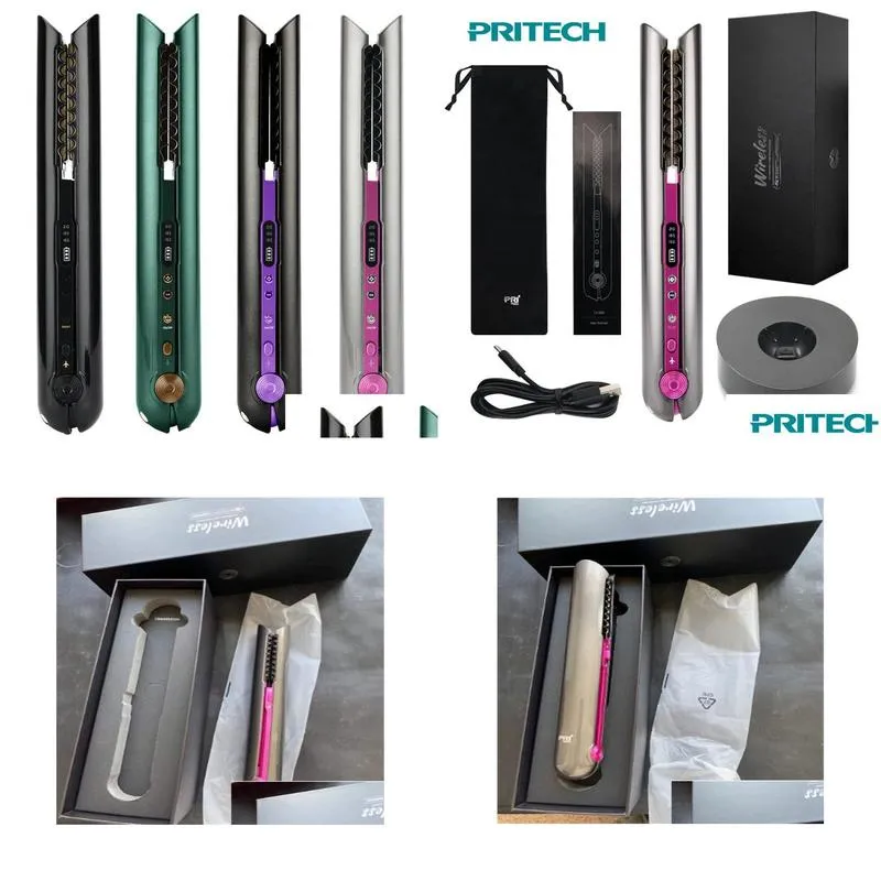 High quality hair straightener plasma hair straightening beauty portable clip on curling iron