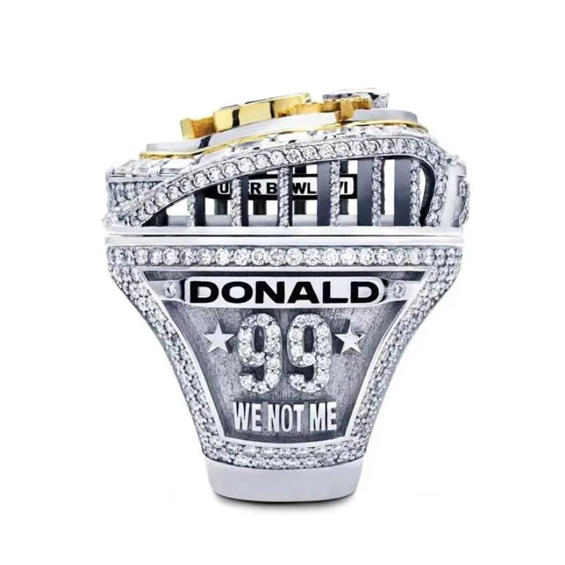 With Side Stones Newest 2021 2022 American Football Team Champions Championship Ring Souvenir Fan Men Gift Stafford Kupp Drop Delivery Dhsmw