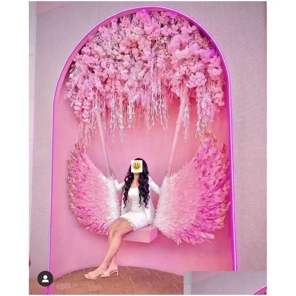 Other Event & Party Supplies Other Event Party Supplies Customized Creative Swings Decorations Large Pink Angel Wings Cute Pography Sh Dhoby
