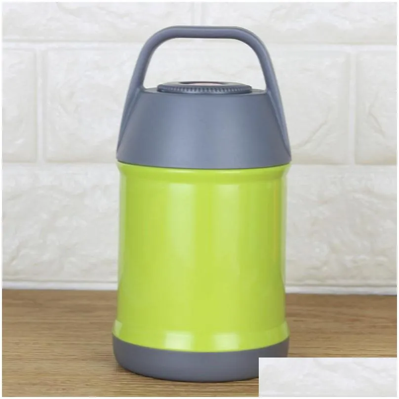 portable thermal lunch box stainless steel vacuum insulated jar burning stew pot cups beaker water bottle vacuum flasks kettle vt1669