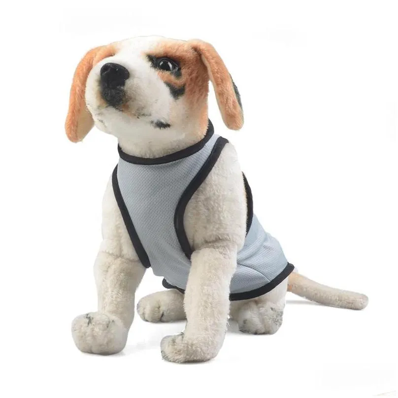 nylon pet mesh vest soft net dog mini vest adjustable breathable puppy clothe harness dog supplies dh0193