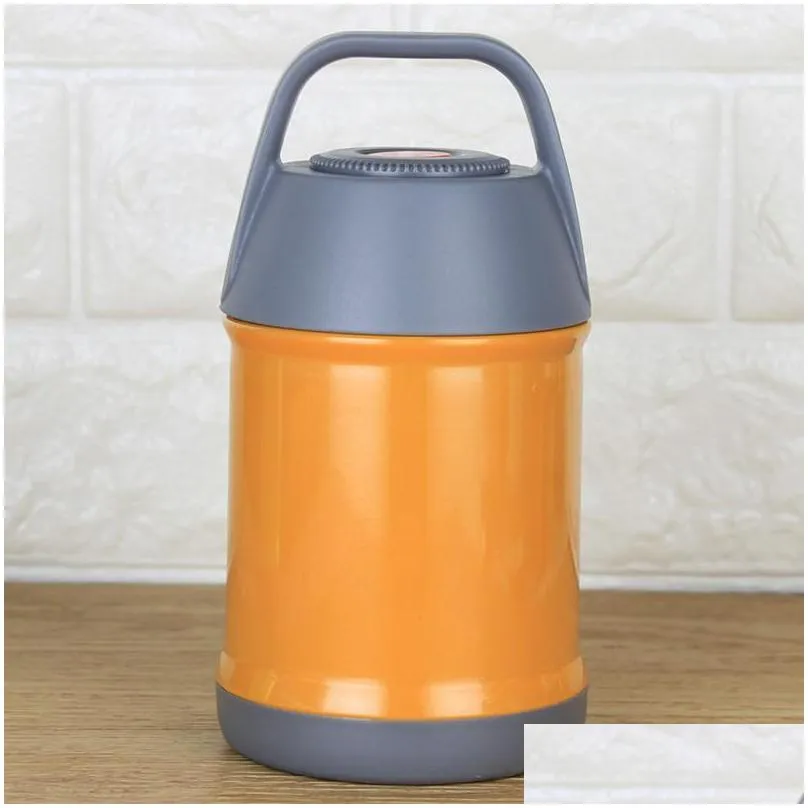 portable thermal lunch box stainless steel vacuum insulated jar burning stew pot cups beaker water bottle vacuum flasks kettle vt1669