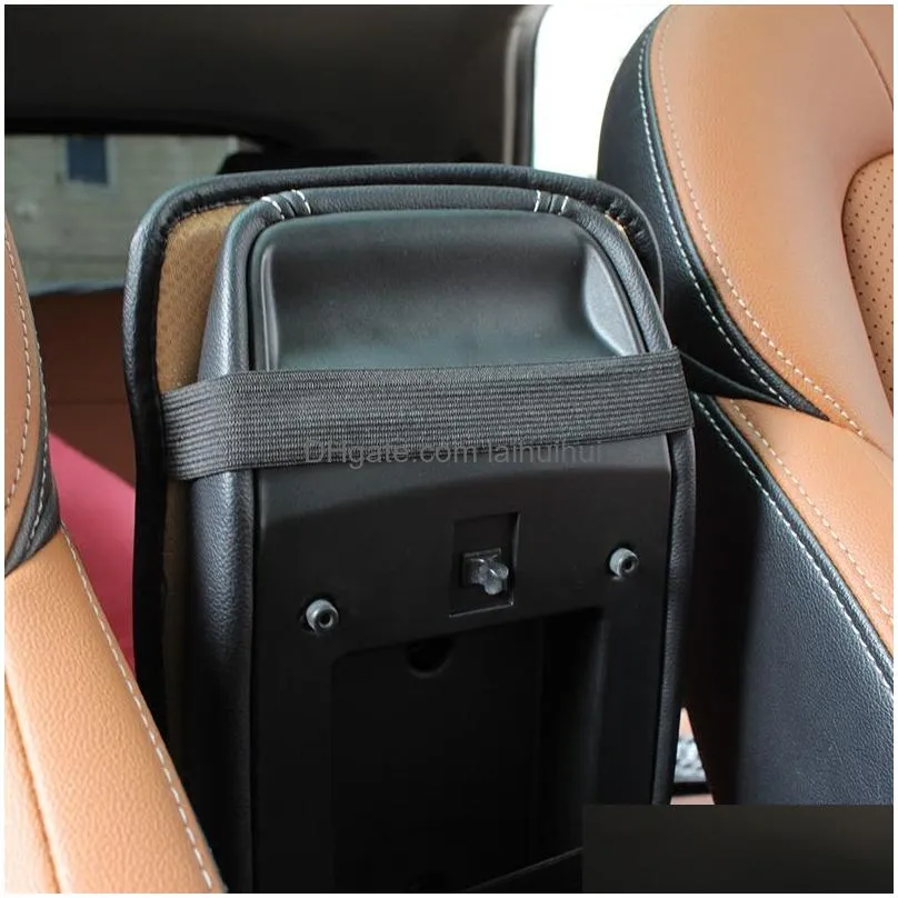 car seat covers rhinestone crystal armrests cover pad vehicle center console arm rest box cushion diamond girls interior accessories1