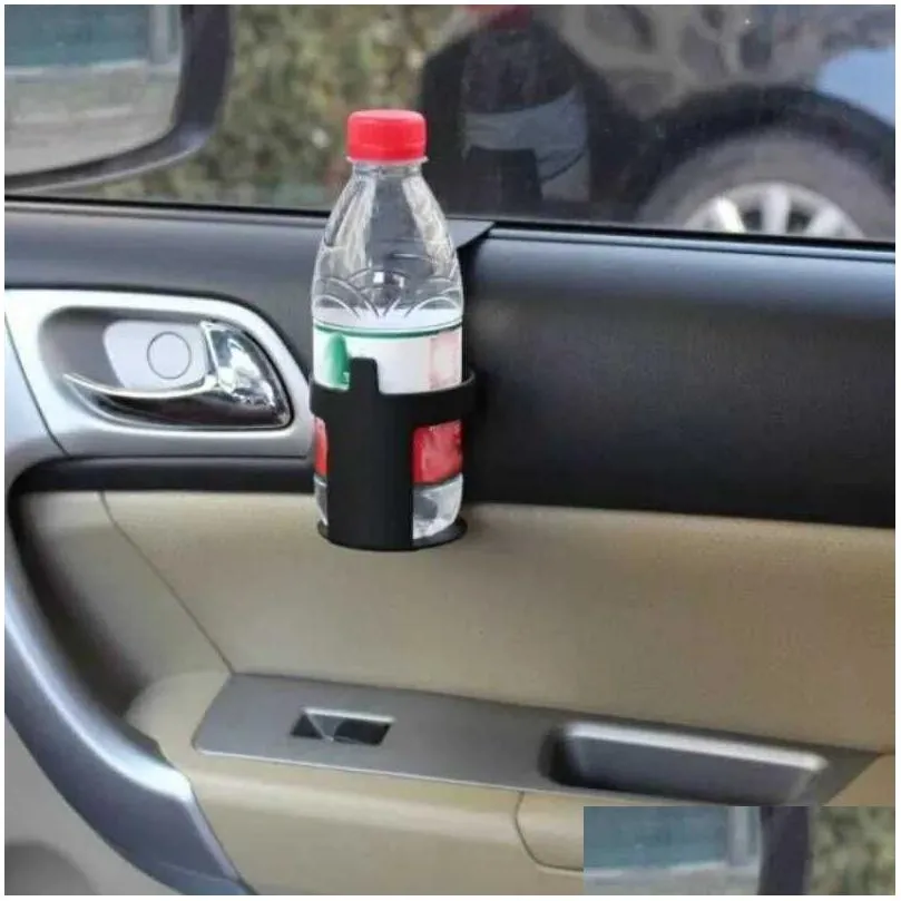 2pcs Universal Car Door Cup Holder Window Hook Mount Water Bottle Stand Auto Truck Interior Supplies Accessories