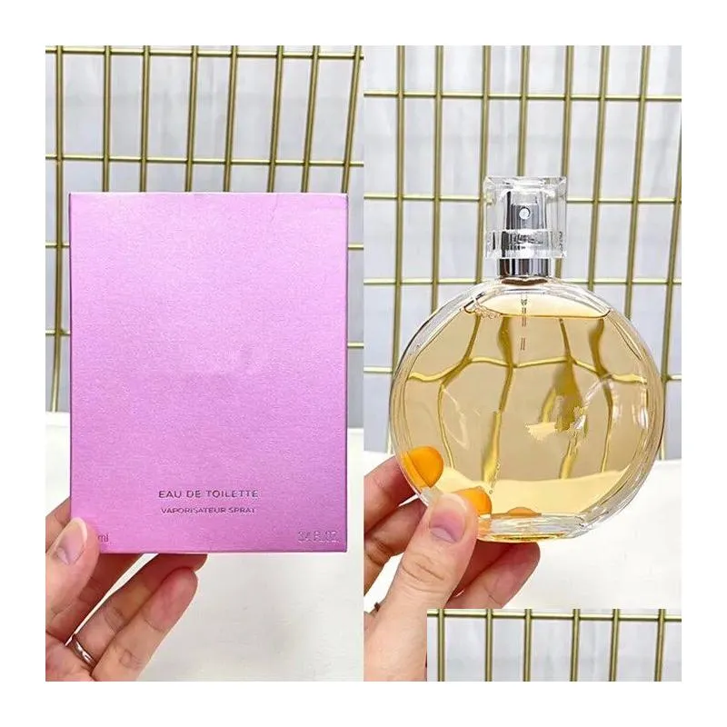 Classic France Women Fragrance 100ml CHANCE Eau De Toilette Pink Yellow Green Miss Parfum Long Lasting Smell Paris Mademoiselle Woman Cologne