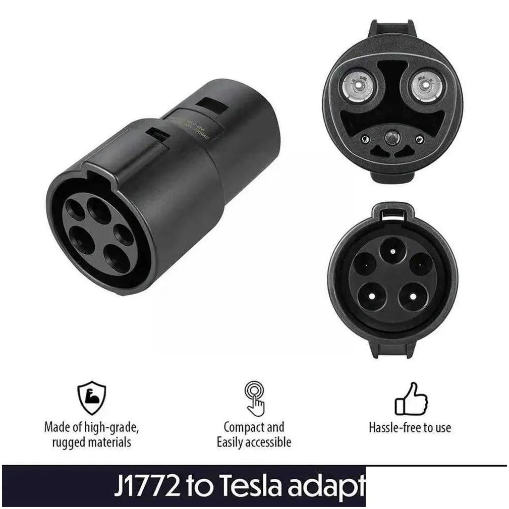New Electric Car Charging Connevctor For Tesla SAE J1772(Type1) EV  Adapter For Tesla Vehicle Models 3/Y/S/X G8J4