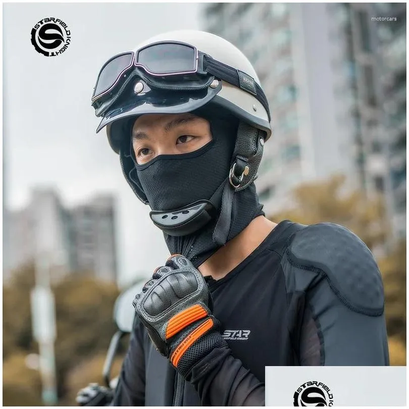 Motorcycle Helmets SFK Breathable Men`s Sports Riding Ski Mask Tactical Head Cover Speed Dry Outdoor Helmet Cycling Full Face