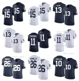 PSU Penn State Nittany Football Jersey NCAA College 11 Micah Parsons 26 Saquon Barkley 10 Nicholas Singleton 15 Drew Allar 13 Kaytron Allen