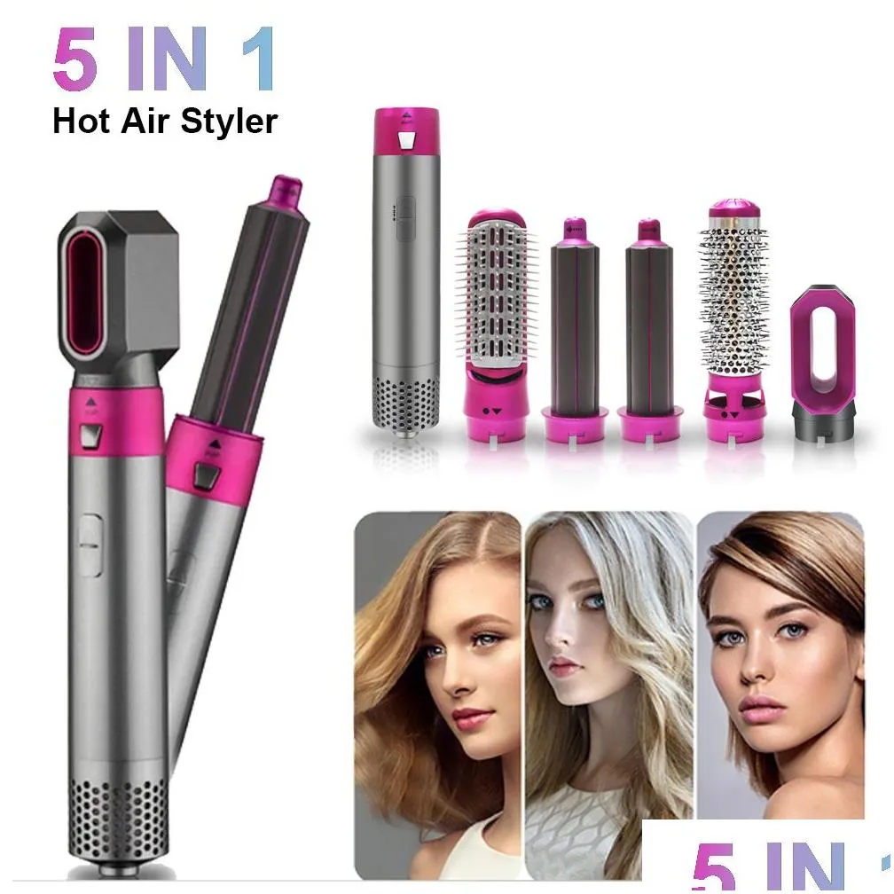 Electric 5-in-1 Electric Comb Professional Straightening One Step Hair Straightener