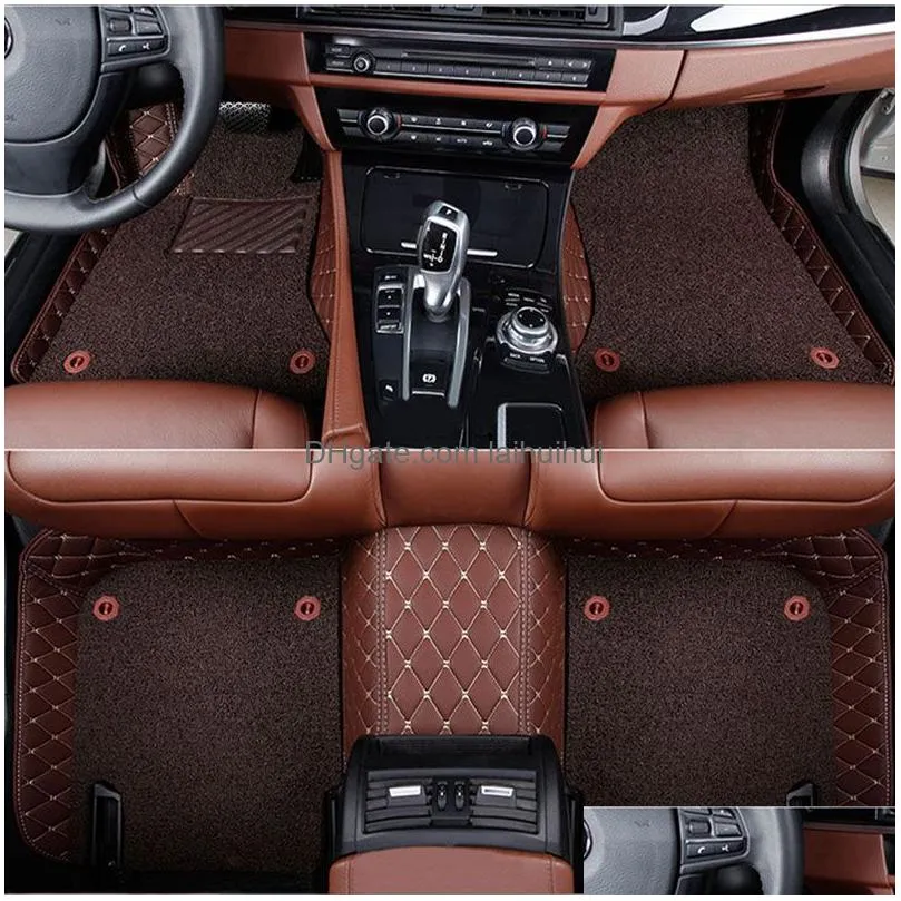 custom fit car floor mats for volvo c30 s40 s60l s80l v40 v60 xc60 xc90 3d car-styling heavy duty carpet floor liner