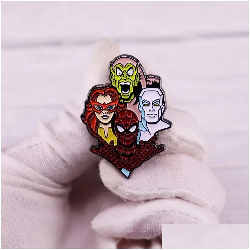 Cool Stuff Movie Enamel Pin Badge Decorative Clothes Badge Lapel Pins Hero Brooch Jewelry Briefcase Backpack Accessories