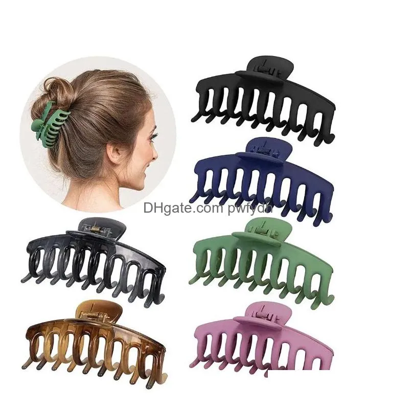 elegant non-slip large crab shape hair clip womens hair accessories hair clip girls gift