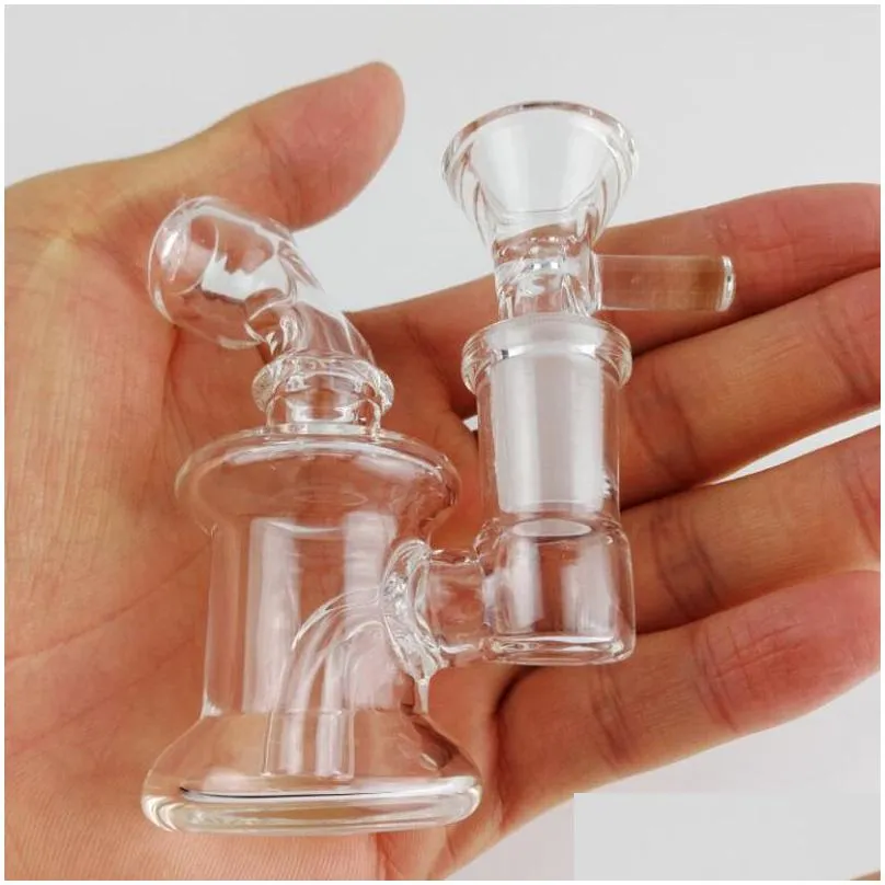 heady bong mini bong 3 inch pyrex glass mini bongs thick rig water bongs 14mm joint fab egg bongs oil rig dabs recycler water pipes with