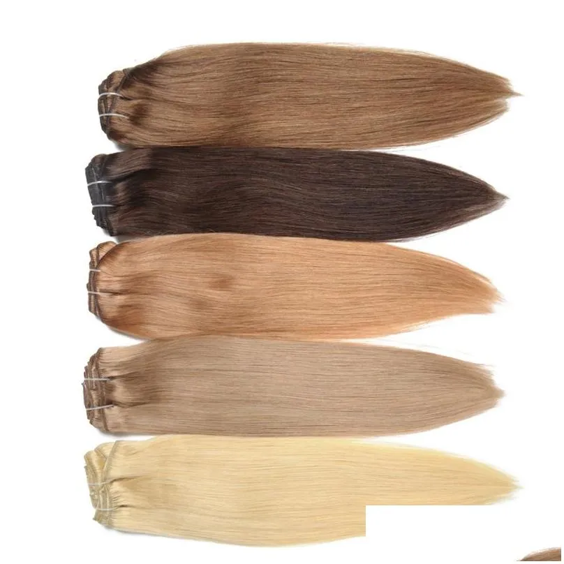 30 Colors Brazilian Straight Hair 16