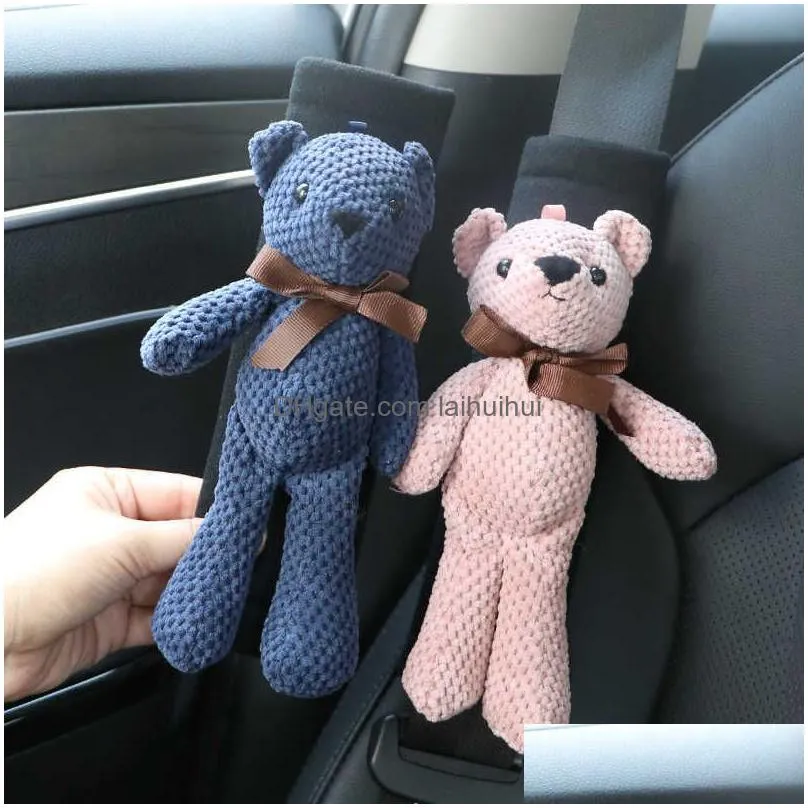 safety belts accessories cartoon car seat belt shoulders universal pad safety belt for auto shoulder covers car accessories interior seatbelt protector