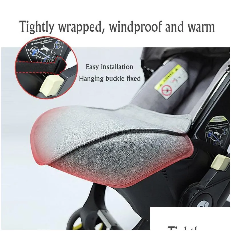 Stroller Parts & Accessories Stroller Parts Accessories Doona And Foofoo Warm Foot Er Windproof Baby Accessorie Outdoor Suitable For 2 Dhzws