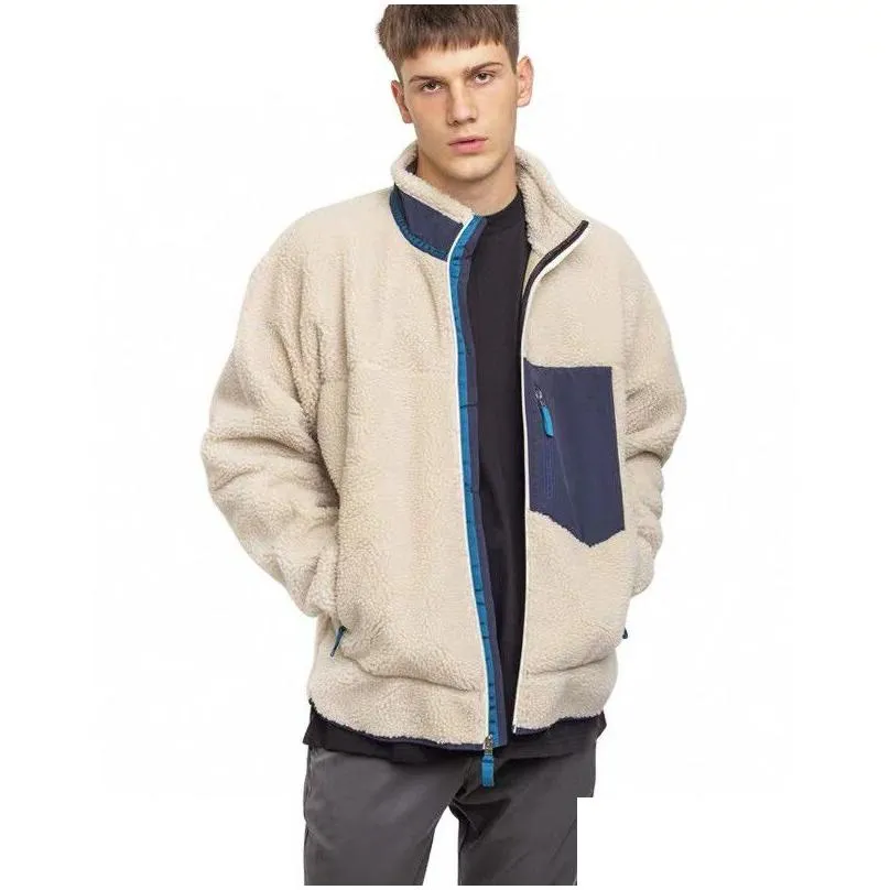 designer mens jacket thick veste giaccabuy two jackets get a felt hatwarm down classic retro antumn winter couple models lamb cashmere vest fleece coat