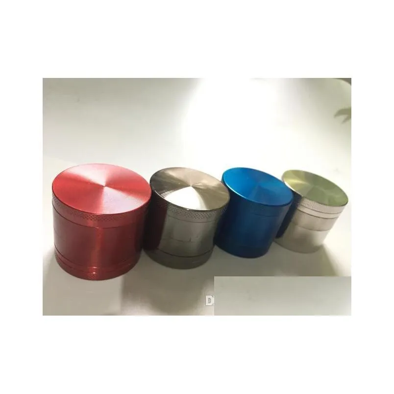 40mm 4 parts zinc herb metal grinders tobacco grinder mini hand muller crusher smoking herb grinder accessories tools