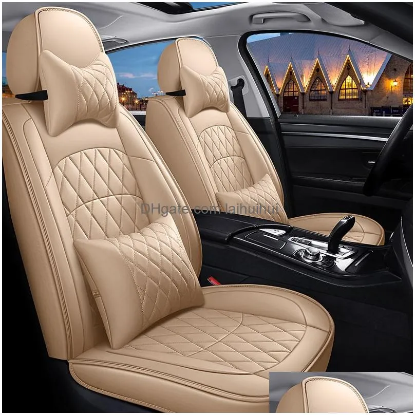 high quality special leather car seat covers for  all models xf xe xj f-pace f firm softfaux leatherette automotive vehicle cushion cover