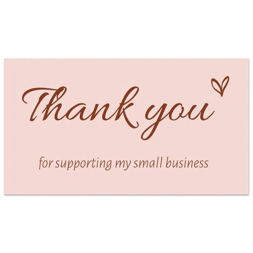 gift wrap 50/500pcs round thank you stickers for supporting my small business thanks greeting cards candy bags paper seal label party