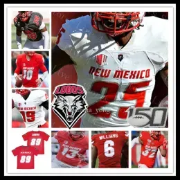 New Mexico Lobos NMU College Football Jerseys Miles Kendrick Nathaniel Jones Sherod White Christian  Geordon Porter Luke Wysong Je