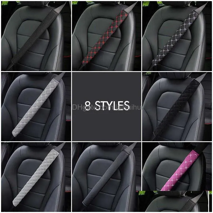 safety belts accessories lengthening comfort 50/75cm car seat belt cover shoulder guard massage net breathable four season pad truck car accessories