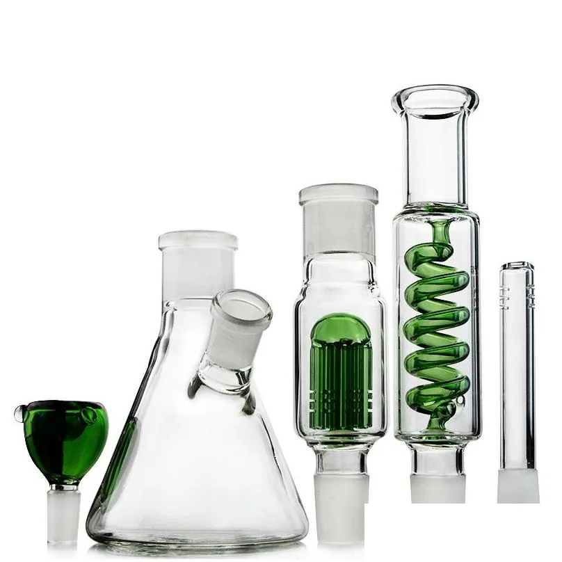 16 inch tall build a beaker bong 6armstree percolator straight tube big glass bongs zable coil large water pipes dab oil rig