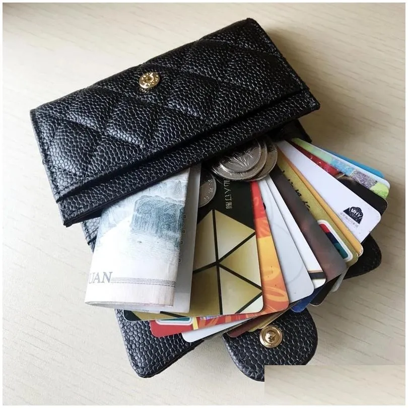 luxury classic womens bag brand fashion wallet leather multifunctional leather credit card holder