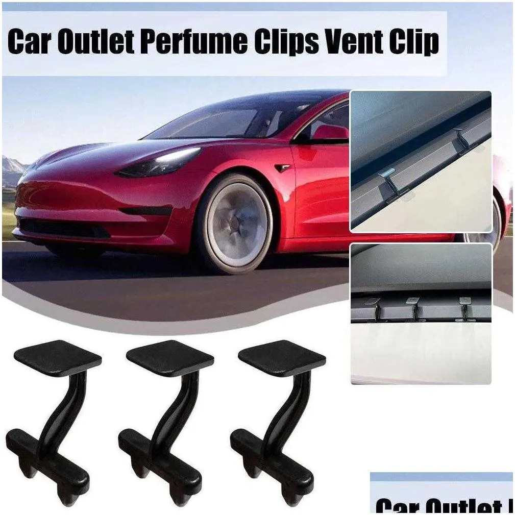 New Yz for Tesla Model y Model 3 Air Outlet Aromatherapy Clip for Tesla Model3 Electric Car Modely Interior Car Clip Accessories