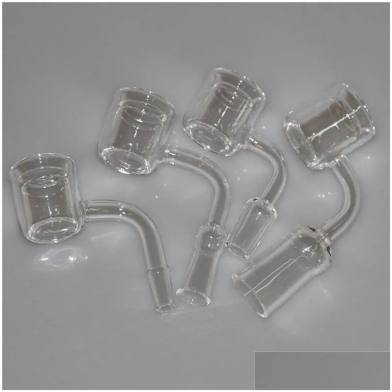 smoking xxl thermal banger quartz nail joint 10mm 14mm 18mm female male double tube quart nails for dab rigs glass bongs