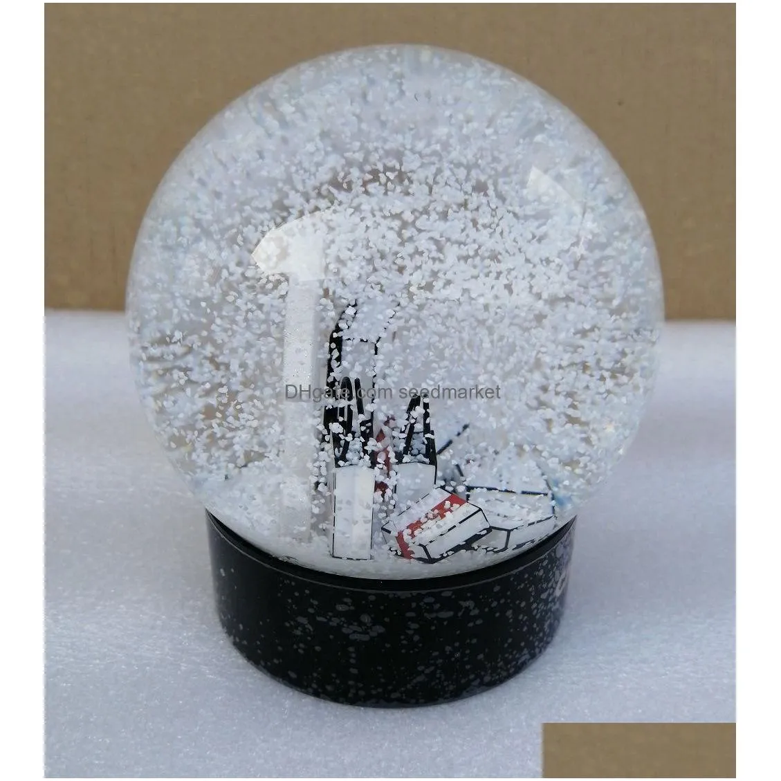 Christmas Decorations Gift Snow Globe Classics Letters Crystal Ball With Box Limited For Vip Customer Drop Delivery Home Garden Fest Dhei7