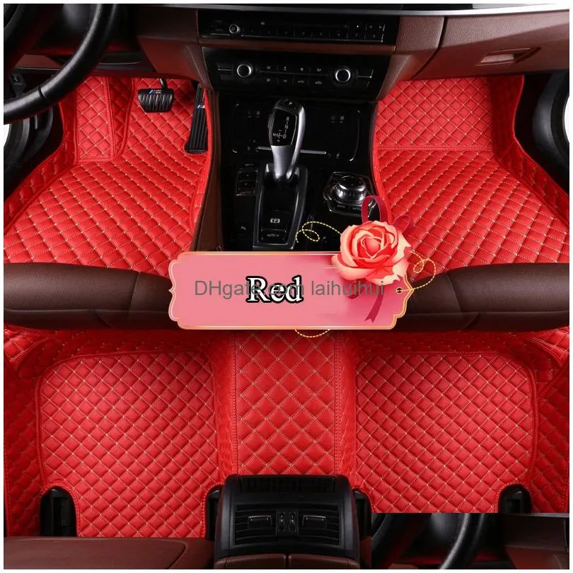 custom car floor mats for honda fit crz crv urv xrv hrv accord civic city vezel crosstour envix car-styling carpet floor liner