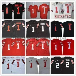 NCAA Ohio State Buckeyes College Football Jersey 1 Braxton Miller Justin Fields 2 Chase Young High Quality stitched Jerseys