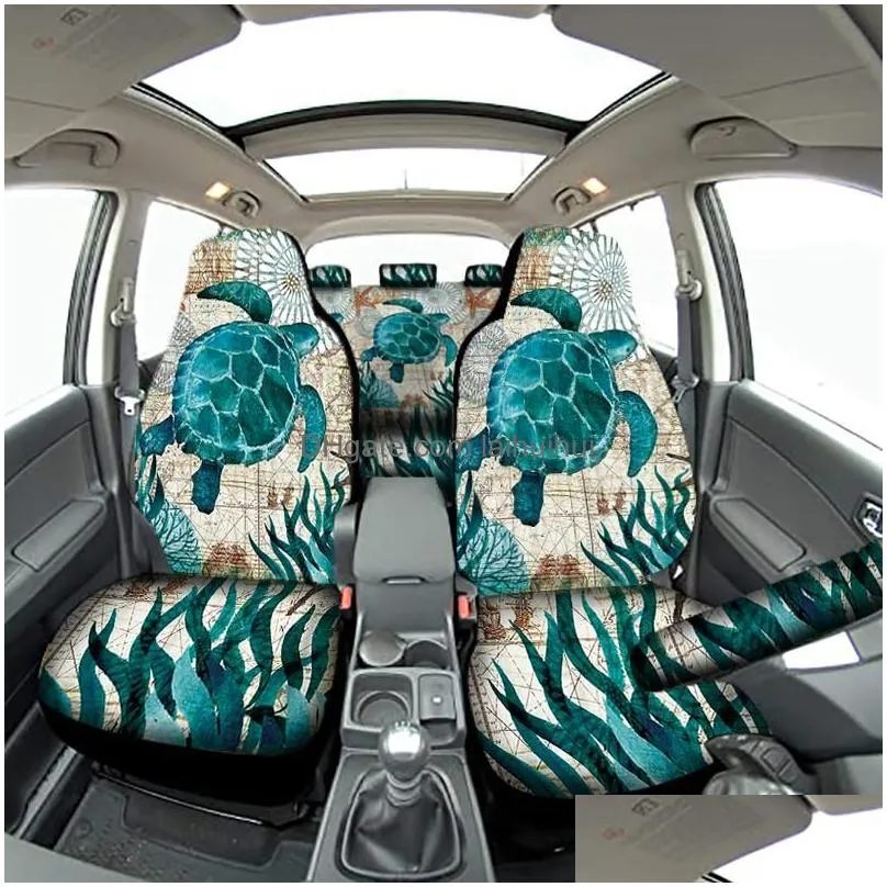 car seat covers aimaao wolf print cover full set universal fit comfort bucket and bench protectors for suv truckcar