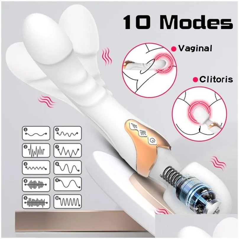 massager toy powerful av vibrator dildo magic wand for women 10 modes clitoris stimulator g spot vagina massager adult toys woman