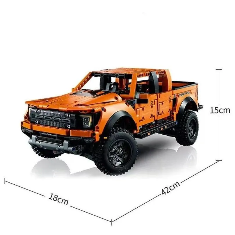 blocks 1379pcs ford raptors f150 pickup truck sports car 42126 technical building model vehicle bricks toy gifts for kids adult 230629