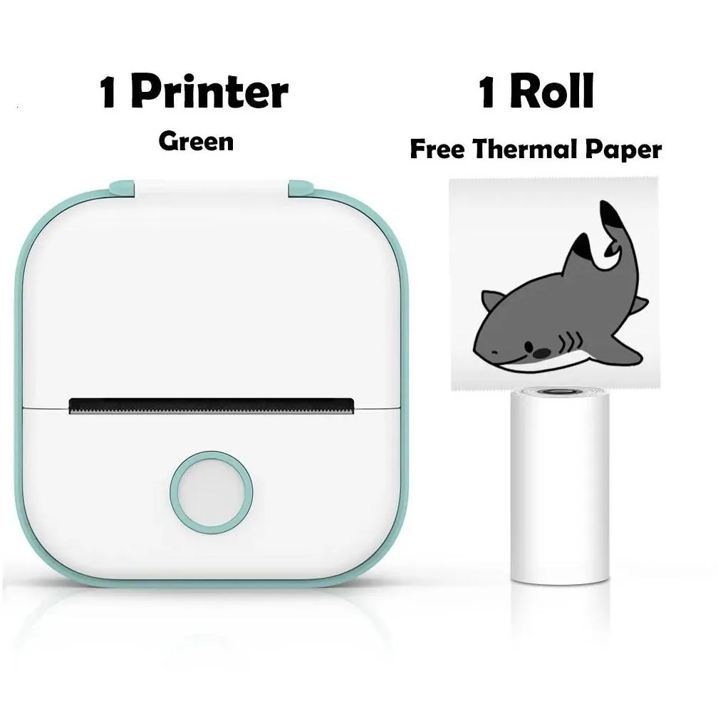 Phomemo T02 Portable Mini Wireless Thermal Pocket Printer Self adhesive Stickers Use for DIY Journal Sticker impresora porttil 231117