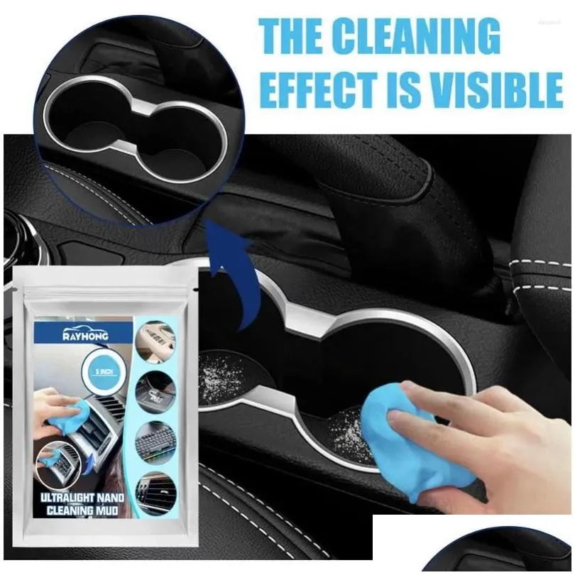 Car Wash Solutions 1-10PCS Interior Dust Cleaner Reusable Keyboard Gel Auto Air Vent Detail Removal Putty For