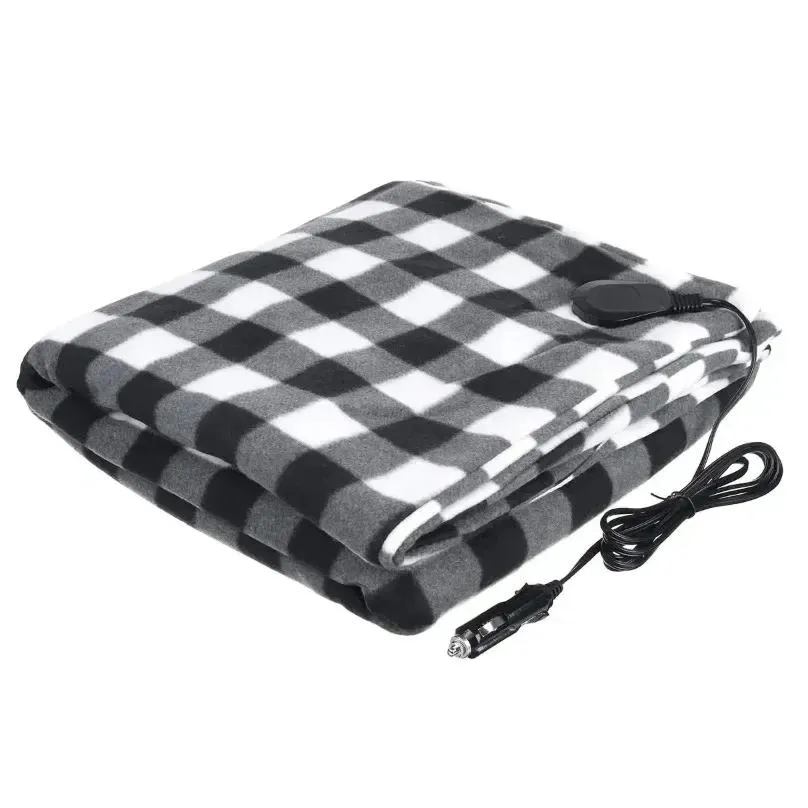 Car Seat Covers 150x100 Cm Electric Blanket Cover 12V Heating Energy Saving Warm Carpet Heated Mat