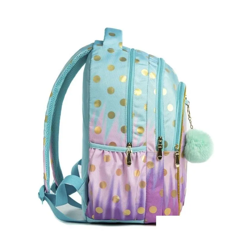 Backpacks School Bag Backpack For Kids Backpacks Teenagers Girls Sequin Tower Bags Supplies 220519 Drop Delivery Baby, Kids Maternity Dher1
