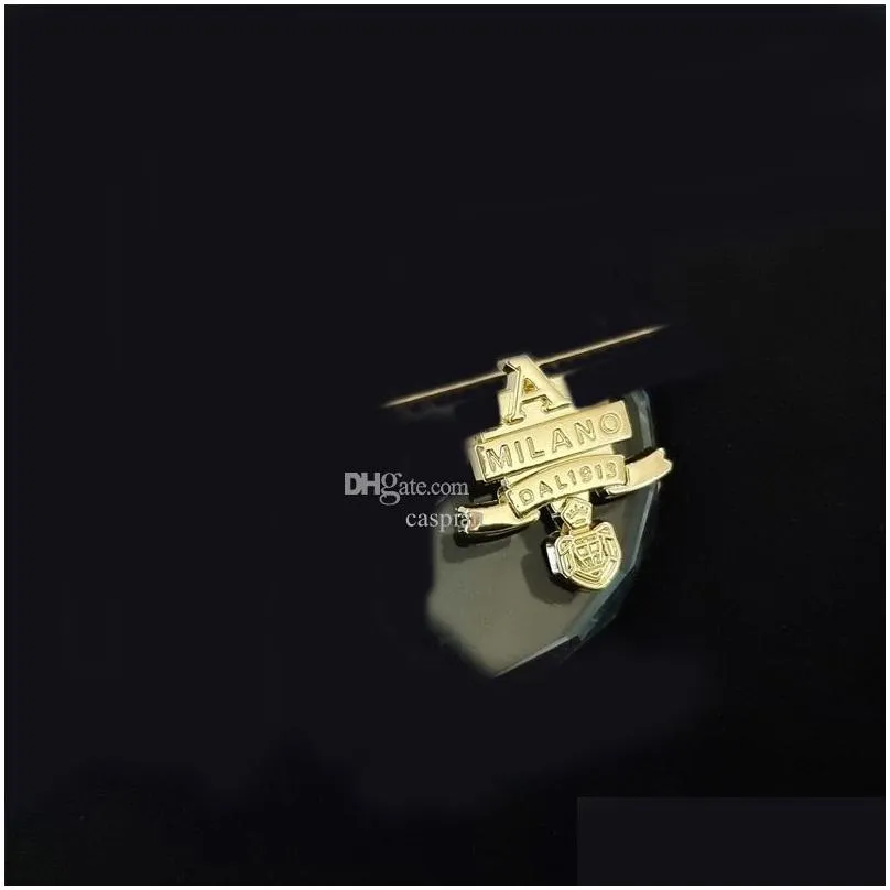 Metal Letter Brooch Suit Lapel Pin Women Kids Letters Brooches Fashion Jewelry for Gift Party