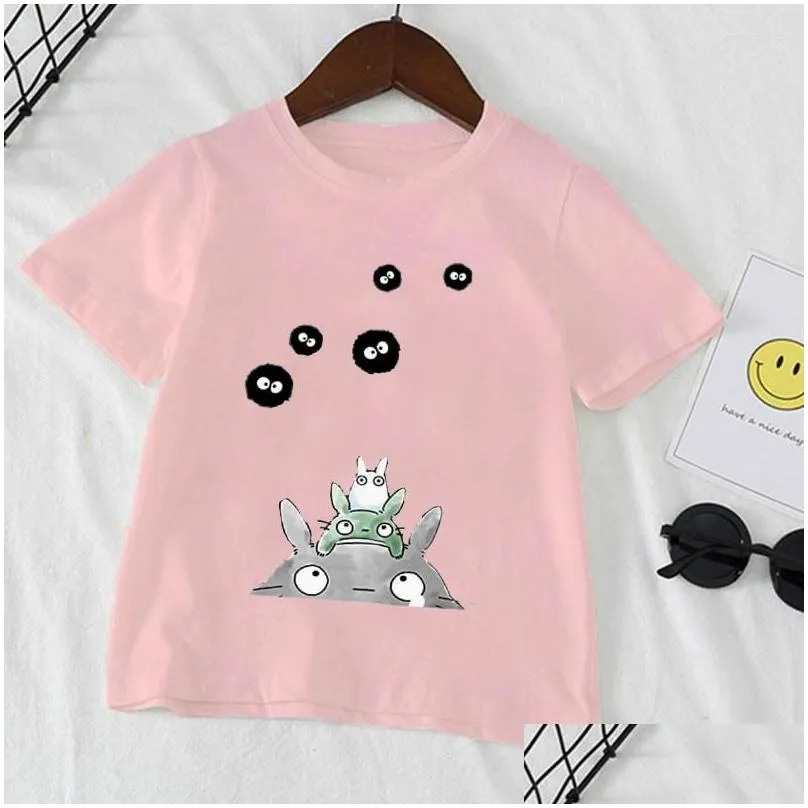 shirts summer fashion short sleeve children tshirt japanese anime harajuku tshirts boys girls totoro funny tops tee kids clothes