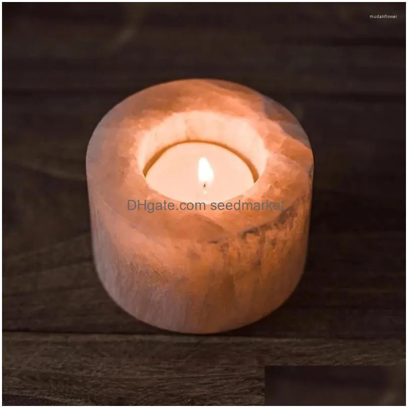 Candle Holders Unique Holder Birthday Wedding Ceramic Tealight Outdoor Party European Romantic Round Bougeoir Home Decor Drop Delive Dhbfs