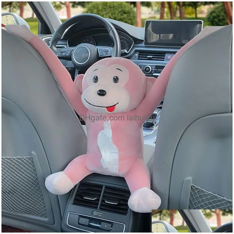 car tissue box pumping with hanging inner armrest sun visor toon cute creative es 220523